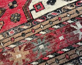 Back of large oriental rug