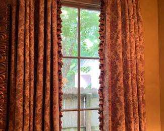 Drapes in master bedroom
