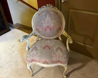 Single French chair (mate in garage,needs work)