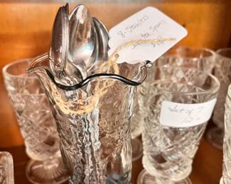 ICED  TEA GLASSES & SPOONS