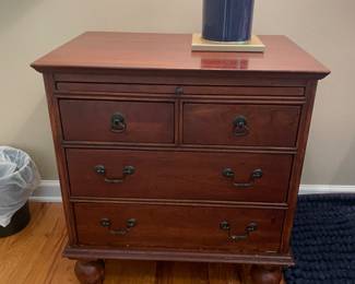 Lexington/Bob Timberlake Cherry 4 Drawer Nightstand with pullout tray. 26” W x 198 D x 27.5” H