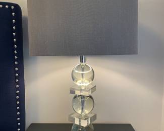 Contemporary Stacked Glass Ball Lamp