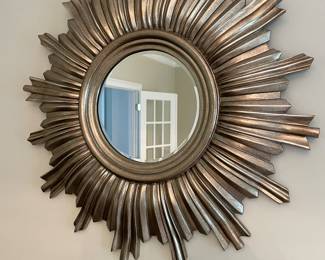 Ethan Allen Golden Sunburst Wall mirror  32" D