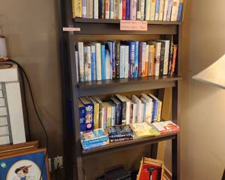 Books and bookshelf