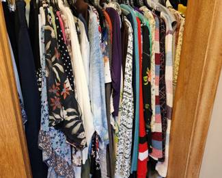 Clothes size large and up