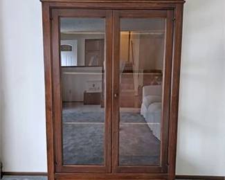 Arhaus Solid Wood Display Cabinet 