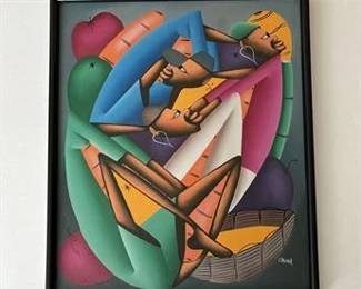 Signed Laurent Casimir Lithograph 