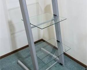 odern BellO Audio Glass Shelving Tower 
