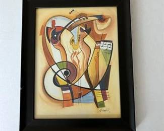 Signed Alfred Gockel Wild Party 