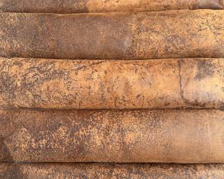 Restoration Hardware Oviedo Leather Chaise Lounge