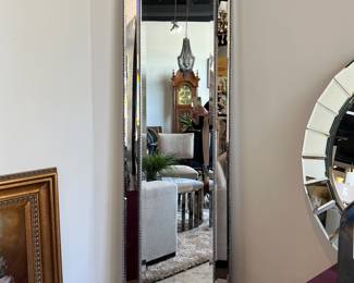 Restoration Hardware Venetian Beaded Leaner Mirror
