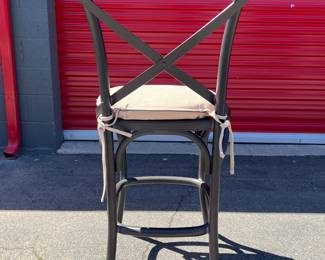 Restoration Hardware Madeleine Armless Bar Stools Set of 2