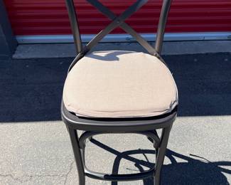 Restoration Hardware Madeleine Armless Bar Stools Set of 2