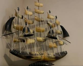 Ox horn ship