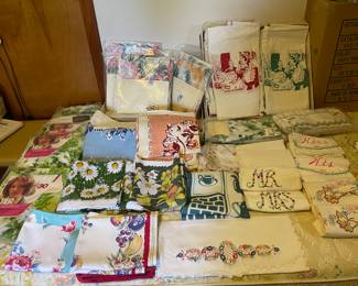 Lots of great linens