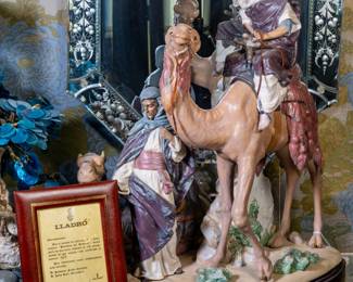 Lladro porcelain "Hombres del Desierto" ("Desert Men"). Number 201 of 750 pieces manufactured.