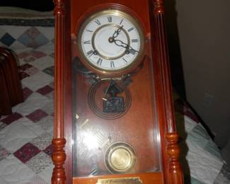 Statue of Liberty wall clock....limited edition...time and strike....Korean movement....needs TLC