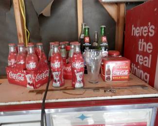 Some bottled coke for either machine...