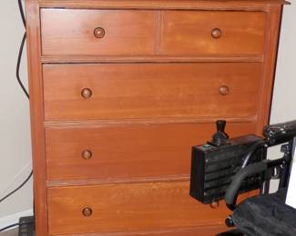 Antique "chest on chest" ...5 drawers....maple