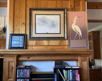 CD BOOKS FIREPLACE PICS