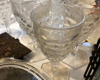 Fostoria American Cubist Glasses