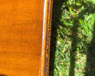 Signed on the seat made in Denmark