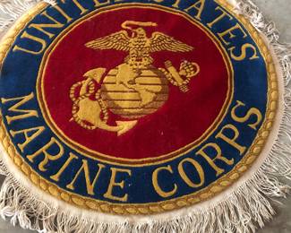 Near antique United State Marine Corps rug