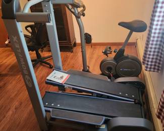 Bow flex tread climber and stationary bike. Both excellent condition!