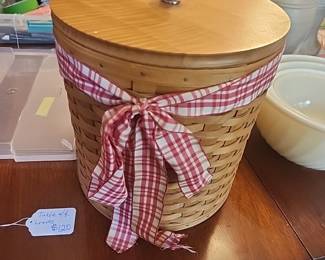 One of several Longaberger baskets