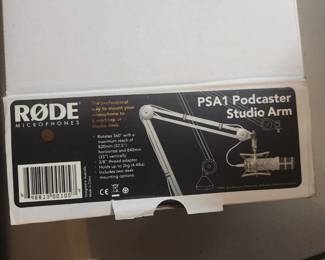 Studio arm for microphone