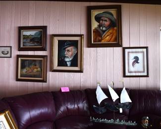 The wall in the lake room