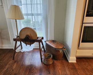 Grinding wheel and copper boiler