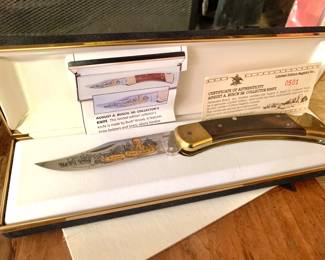 Limited edition Busch knife 