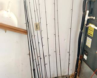 Fishing rods and reels 