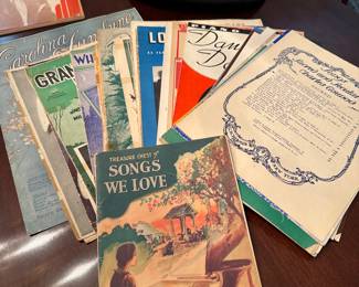 VINTAGE SHEET MUSIC