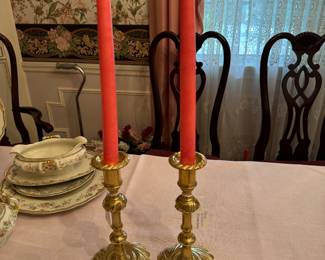 WILLIAMSBURG BRASS CANDLESTICKS