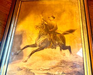 SHERIDAN'S RIDE - LITHOGRAPH - H. BENEHE (?)