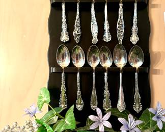 STERLING SILVER COLLECTIBLE SPOONS