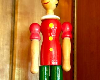 MASTRO GEPPETTO PINOCCHIO WOODEN FIGURE