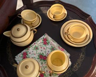 100 CHILD'S CELLULOID TEA SET