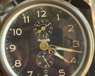 Rare Forestville Double Bell Alarm clock 