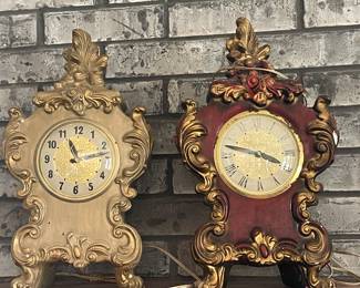 Vintage 1950's Lanshire Victorian Clocks