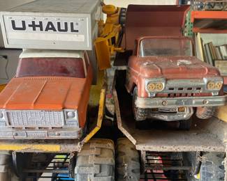 Vintage trucks, Tonka trucks and model cars