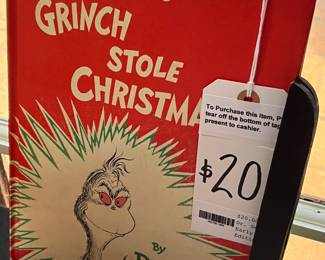 Early Edition (not first) of "How the Grinch Stole Christmas" 
