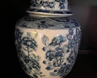 Blue and White Ginger Jar