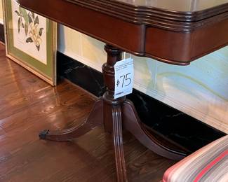 Mahogany Duncan Phyfe Card Table 