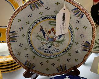 Faience Pottery French Revolution Plate