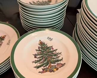 Spode Christmas Tree Salad Plates