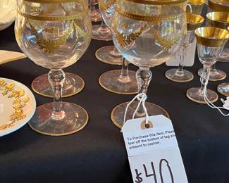Lots of Beautiful Stemware and Barware in this Sale! 