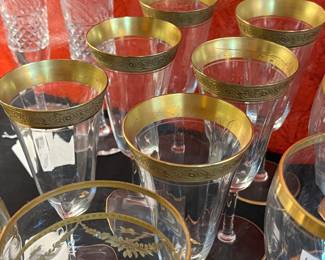 Tiffin Crystal Minton Parfait Glasses